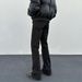 Men's Black Distressed Flared Jeans – Vintage Parisian Style With Retro Wash (Sizes S-3XL)_mkmklike.com