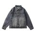 Retro High-end Denim Jacket For Men's Loose Casual Men's Denim Jacket_mkmklike.com