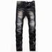 Men's wear black jeans plus size_mkmklike.com