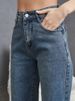 "Classic Straight-Leg Women's Jeans – Russian-Style Denim Pants For Everyday Comfort (Dark Blue, Size 25-32)"_mkmklike.com