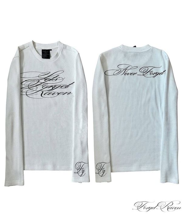 Wholesale American-style Streetwear: Long-sleeve T-shirt Featuring Dark, Retro Y2K-style Prints—high-street Gothic Trend._mkmklike.com