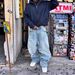 Men's High Street Ripped Jeans Y2K Washed Blue Casual Loose Straight Leg Pants_mkmklike.com