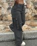 Women's Army Green Leisure Fashion Straight Pants_mkmklike.com
