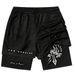 Cross-border Foreign Trade Best-selling Digital Personalized Printed Adult Double-layer Fitness Sports Pants_mkmklike.com