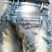 Men's Slim Fit Denim Shorts With Patchwork Design - 5-Inch Inseam Stretch Cotton Summer Casual Shorts, Blue_mkmklike.com
