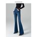 Women's High-Waisted Flared Jeans – Vintage Stretch Denim, Butt-Lifting Fit, 360° Comfort (Regular & Tall Lengths, Sizes 25-30)_mkmklike.com