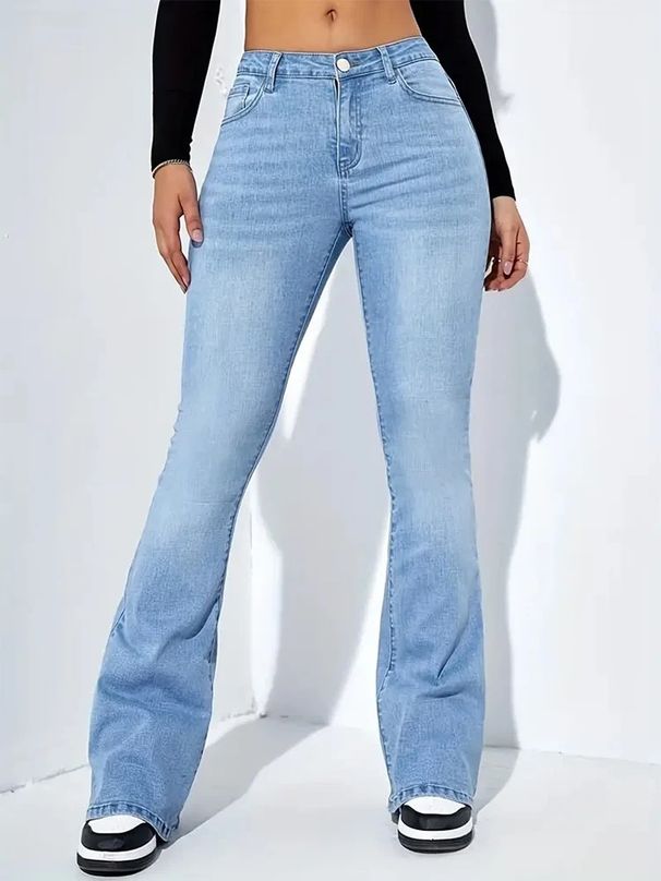 Women's Clothing Retro Flared Jeans For Women Summer New Style Trendy Straight Loose Design Niche Casual Pants Trendy_mkmklike.com