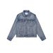 Men's Clothing Washed Blue Short Denim Retro Jacket Button Down Simple_mkmklike.com