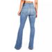 ELLE European And American Foreign Trade Cross-Border Source Stretch Slim Fit Wide-Leg Jeans For Women_mkmklike.com