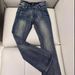 Unisex Vintage Washed Bamboo Texture Flared Jeans – High Street Baggy Denim Pants With Retro Aesthetic (S-3XL)_mkmklike.com