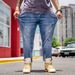 Summer Thin Ripped Nine-point Pants Men's Trendy Brand Fattened Plus Size Denim Nine-point Pants Men's Loose Harlan Pants Men's Pants_mkmklike.com