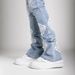 "Men's Slim Fit Stretch Denim Jeans - Classic Straight Leg, Mid Rise, Comfortable & Stylish For Casual Wear (Multiple Sizes 28-40)"_mkmklike.com