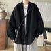 Solid Color Lazy Style Trendy High-end Brand Cardigan Spring And Autumn Loose Casual Jacket Hot Sale Men's Clothing_mkmklike.com