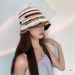 Hot Sale Woman Crochet Bucket Hat Ladies Outdoor Sports Fisherman for Travel Casual_mkmklike.com