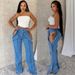 Women's High-Waist Button-Fly Jeans | Streetwear Denim Pants | Comfortable & Stylish | Plus Size Available_mkmklike.com