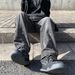 Men's Hip-Hop Splatter Paint Jeans – Oversized Straight-Leg & Streetwear Vibe (S-3XL, Grey)_mkmklike.com