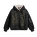 Men's Clothing American Street Washed Denim Cotton Jacket Winter Plus Velvet Zuoshandiao Jacket Wasteland Style Cotton Jacket Men_mkmklike.com