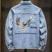 Loom Spring New Vintage Embroidered Denim Men's Trendy Korean Version Slim Fit European And American Street Style Cool Jacket_mkmklike.com