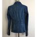 K Ladies' Double-breasted Denim Jacket With Lion Buttons; Slim-fit Small Coat._mkmklike.com