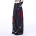 Rock-punk Ripped Straight Wide-leg Jeans For Women, New Spring Style, High-waisted, Loose, Embroidered, With A Draping_mkmklike.com