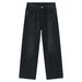 Retro Color Wide-leg Pants Straight Version Loose Straight Wash White Jeans Men And Women_mkmklike.com