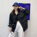 K Women's New Loose Cowboy Jacket; Versatile Student Original Vintage Long-sleeved Top_mkmklike.com