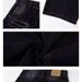 Unisex High Street Loose Fitting Casual Wide Leg Jeans Black Curved Blade Distressed Retro Whiskering Design_mkmklike.com