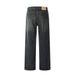 Men's Clothing 2025 Wash Water To Make Old Denim Straight Trousers Loose Casual Wide Legs_mkmklike.com