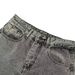 "Men's Vintage Straight Leg Jeans – Cleanfit Distressed Denim With Tassel Details (Dark Gray, S-XL) | Retro High-End Style"_mkmklike.com