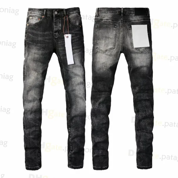 Fashion Men Designer Mens Skinny Jeans Denim Pant Distressed Ripped Biker Black Blue Jean Slim Fit Motorcycle_mkmklike.com
