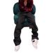 Low-Ride Distressed Denim – Gothic Rivet Jeans With Flared Hem & 90s Grunge Revival Silhouette_mkmklike.com