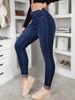 Customized High-Waisted Stretch Skinny Jeans for Women Autumn Street Style Hot Girl Denim Pants_mkmklike.com