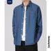 Northfold LKTM Clothing # Men's Denim Autumn Winter New Long Sleeve Loose Japanese Retro Workwear Casual Shirt Jacket_mkmklike.com