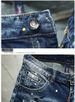 Men's Retro Washed Denim Shorts Summer Loose Casual Mid Waist Vintage High Street Style Old Blue Non-Stretch Machine Washable_mkmklike.com