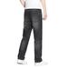 2025 New Summer Versatile Jeans Men, Straight Tube, Slim Fit, Washed, Grinding White, Made Old Pants For Men_mkmklike.com