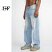 Men's Clothing 2025 New Korean Loose Casual Trousers Trendy White Design Mid Waist Jeans_mkmklike.com