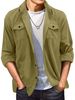 Loom 2023 Cross-Border European American Suede Men's Spring And Autumn Hot-Selling Casual Loose Jacket Top_mkmklike.com