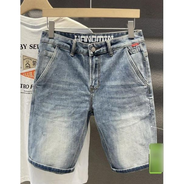 Men's Clothing Denim Shorts Summer Thin Loose Trendy Brand Five Point Mid Length Pants Korean Style Trendy Breeches_mkmklike.com