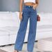 High-Waisted Stretch Wide Leg Jeans For Women – Comfortable Office & Casual Denim Pants (XS-6XL, Dark Blue/Light Blue/Gray/Black/White)_mkmklike.com