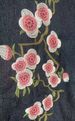 Unisex Floral Print Vintage Jeans – Retro Washed Denim Pants For Men & Women, Loose Fit Casual Streetwear For Summer_mkmklike.com
