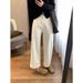 Retro Blue Straight-leg Women's Jeans, New Spring-summer Style, Slimming And Flattering For Plus-size Women, Loose_mkmklike.com