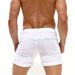 Men's Slim Fit Stretch Denim Shorts – White, High Elasticity & Vintage Wash (S-2xl) Breathable & Lightweight_mkmklike.com