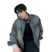 American Washed Nostalgic Blue Denim Jacket, Men's Spring And Autumn Fashion Brand Wide_mkmklike.com