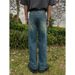 Nordmann American Retro Washed Blue Jeans For Men Loose Straight Leg Cool Long Trendy High Street Versatile Casual Pants_mkmklike.com