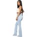 Women's Clothing Fashion Hot Selling Slim Fit Versatile Denim Stretch Bell Pants New Style_mkmklike.com