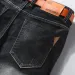 2025 2025 Men's Denim Shorts Summer New Style Thin Section Elastic Strength Slim Fit Short Jeans Male Brand Clothing Black Blue_mkmklike.com