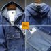 Northfold Cross-Border New 2025 Spring Street Fashion Men's Top Windproof Slim Fit Hooded Denim Jacket For Men_mkmklike.com
