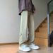 Summer Trend Fashion Denim Versatile Pants Trousers Zipper Men's Harajuku Ins Washed Retro Straight Jeans_mkmklike.com