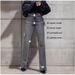 Women's Long-Length Relaxed Gray Jeans | Mid-Rise Straight Leg | Soft Cotton Denim | Office & Casual Wear_mkmklike.com