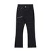 American Street Fashion Micro Flared Jeans Men's Design Sense Multi Pocket Deconstructed Patchwork Trendy Loose Wide Leg_mkmklike.com
